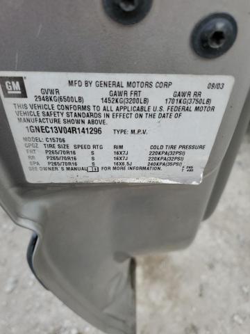 1GNEC13V04R141296 2004 Chevrolet Tahoe C1500