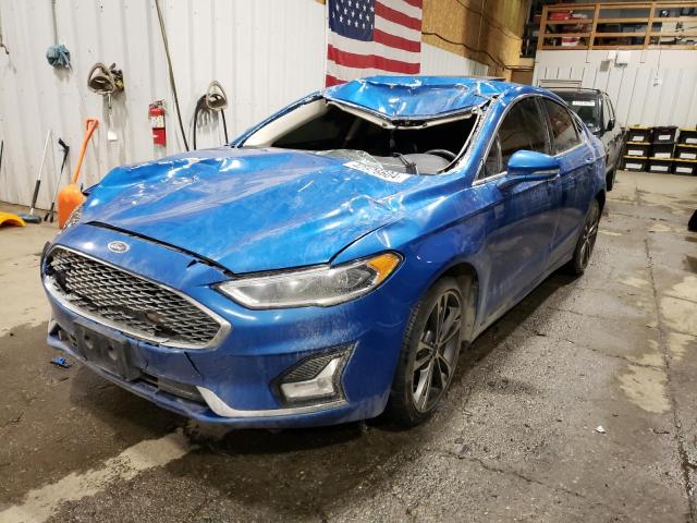 Lot #2478298333 2020 FORD FUSION TIT salvage car