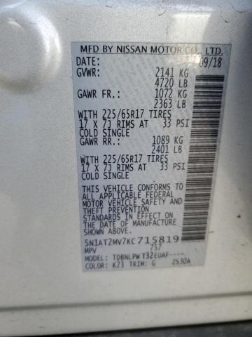 2019 NISSAN ROGUE S - 5N1AT2MV7KC715819