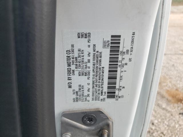 2022 Ford Transit Connect Xl VIN: NM0LS7S23N1514518 Lot: 44114764