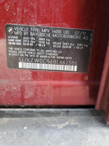 2012 BMW X5 xDrive35D VIN: 5UXZW0C56BL662386 Lot: 57226304