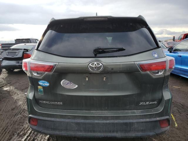 VIN 5TDJKRFH9FS095941 2015 Toyota Highlander, Xle no.6