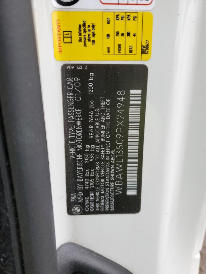 WBAWL13509PX24948 2009 BMW 328 I