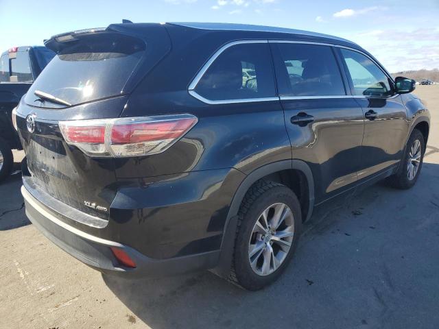 VIN 5TDJKRFH2ES036387 2014 Toyota Highlander, Xle no.3