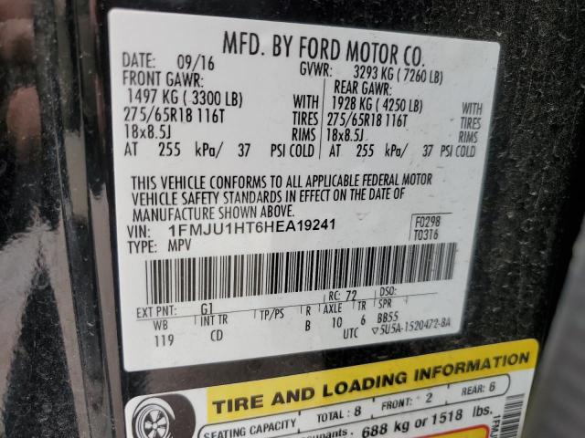 2017 FORD 1220 HST 1FMJU1HT6HEA19241