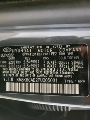 2023 HYUNDAI KONA KM8K6CAB2PU005031