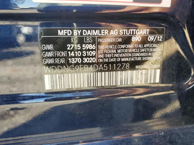 VIN WDDNG9EB4DA511278 2013 Mercedes-Benz S-Class, 5... no.12