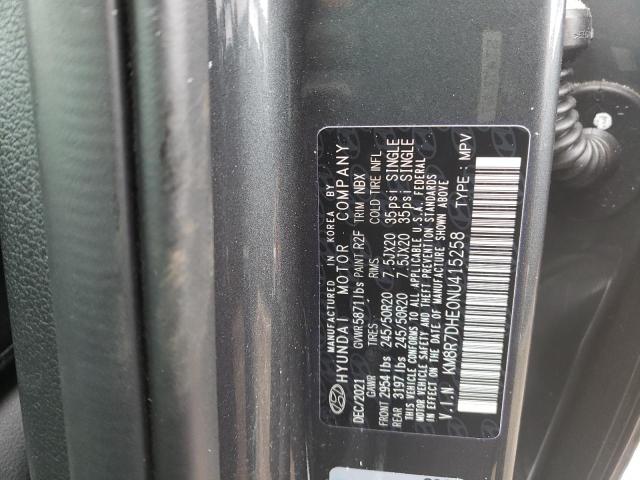 2022 HYUNDAI PALISADE C KM8R7DHE0NU415258