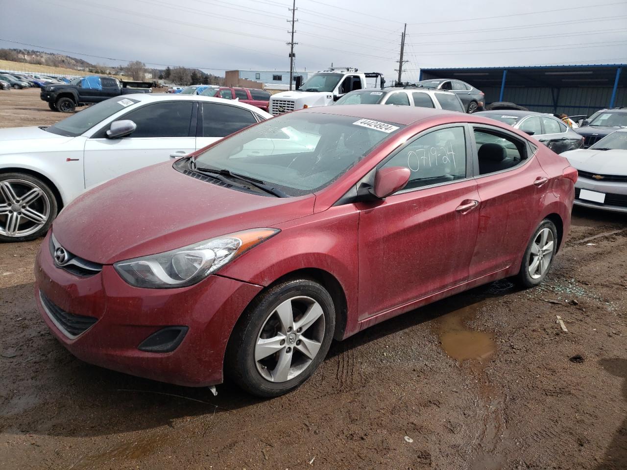 5NPDH4AE4DH442607 2013 Hyundai Elantra Gls