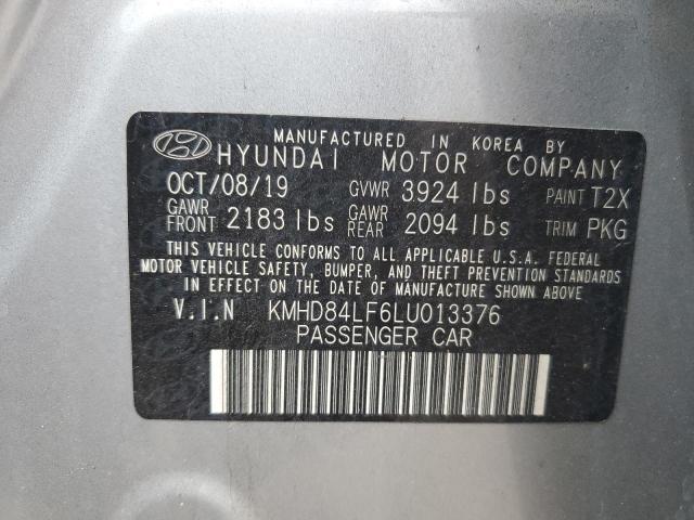2020 HYUNDAI ELANTRA SE KMHD84LF6LU013376