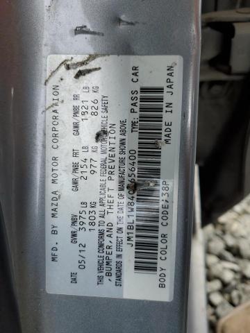 2012 Mazda 3 I VIN: JM1BL1W84C1656400 Lot: 43102664