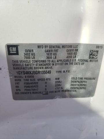 2016 CADILLAC ESCALADE E - 1GYS4KKJ5GR135649