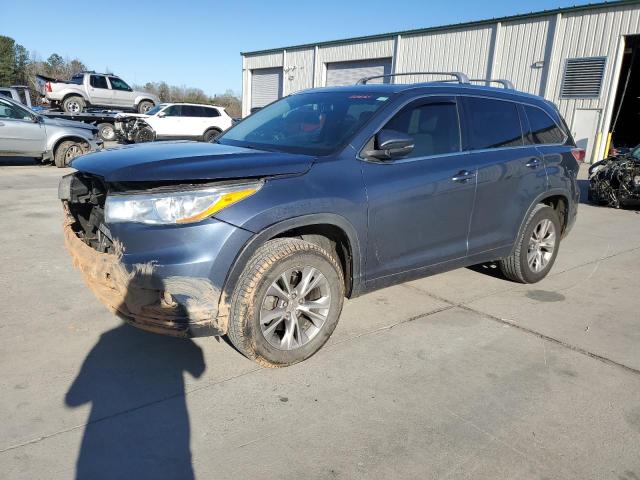 VIN 5TDKKRFH3ES028304 2014 Toyota Highlander, Xle no.1