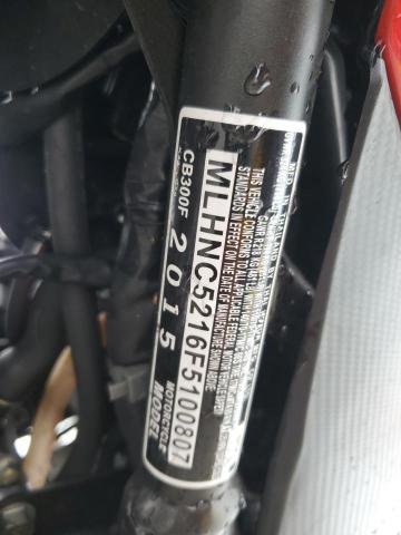 2015 HONDA CB300 F MLHNC5216F5100807