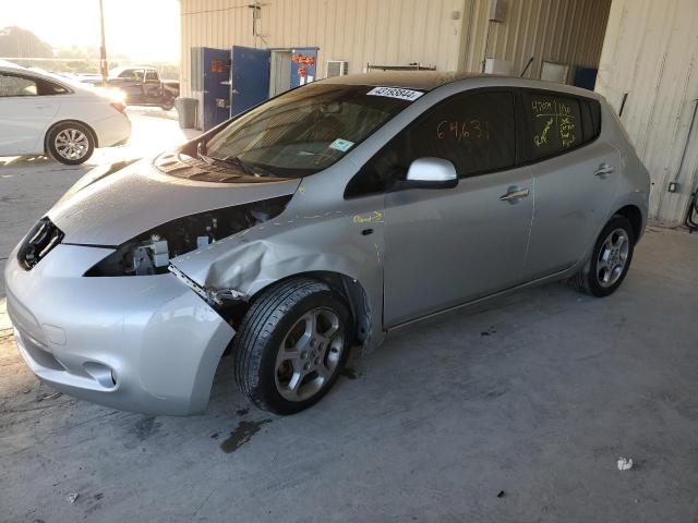 Lot #2517115112 2012 NISSAN LEAF SV salvage car