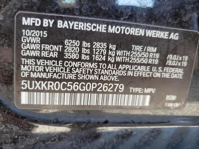 5UXKR0C56G0P26279 2016 BMW X5, photo no. 13