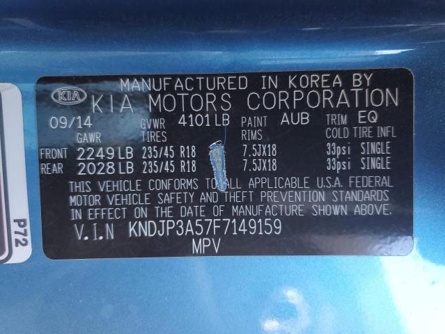 2015 KIA SOUL + KNDJP3A57F7149159