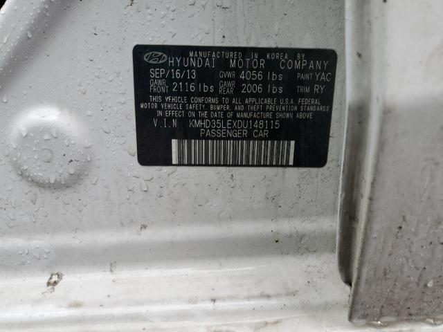 2013 Hyundai Elantra Gt VIN: KMHD35LEXDU148115 Lot: 43672234