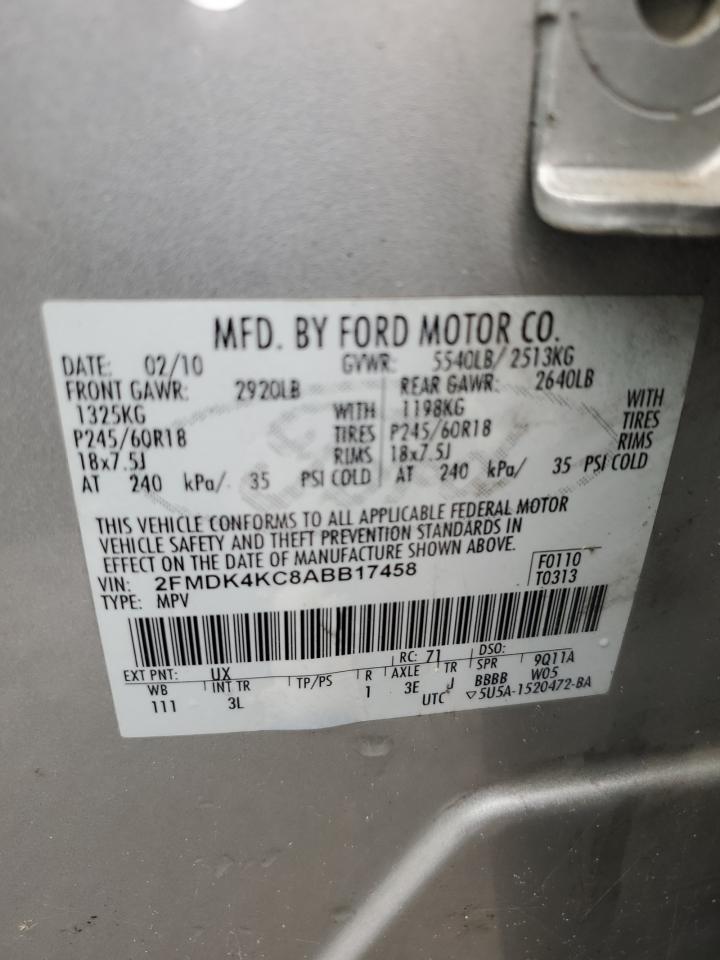 Lot #3049557658 2010 FORD EDGE LIMIT