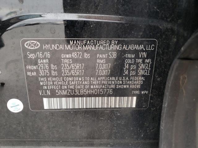 2017 Hyundai Santa Fe Sport VIN: 5NMZU3LB5HH015776 Lot: 44996674