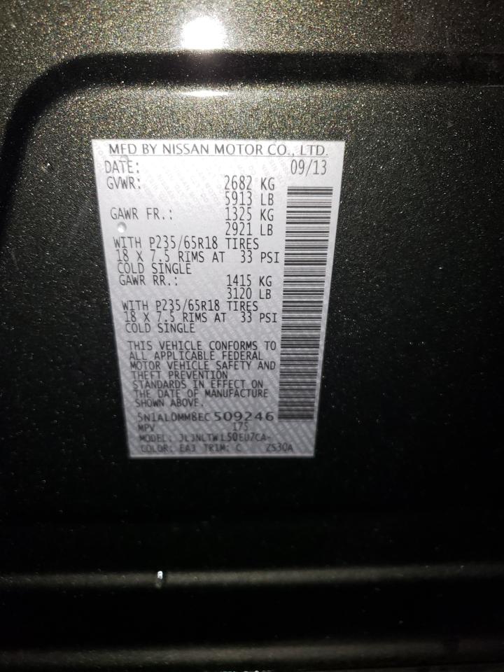 5N1AL0MM8EC509246 2014 Infiniti Qx60