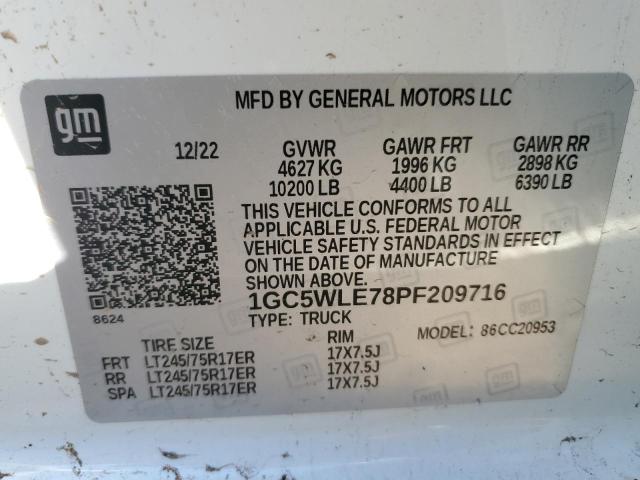 2023 CHEVROLET SILVERADO - 1GC5WLE78PF209716
