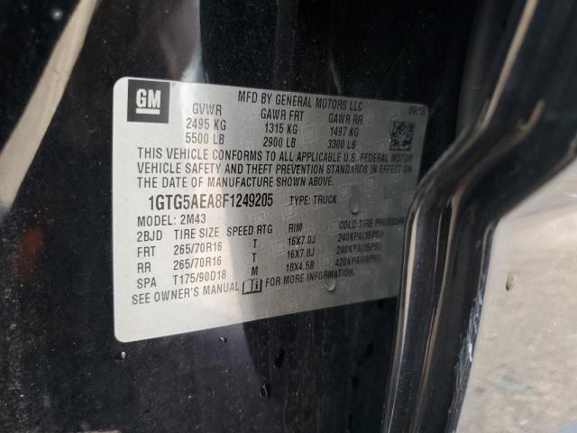 2015 GMC CANYON 1GTG5AEA8F1249205