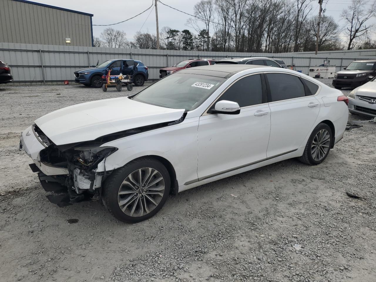 KMHGN4JE9GU107516 2016 Hyundai Genesis 3.8L