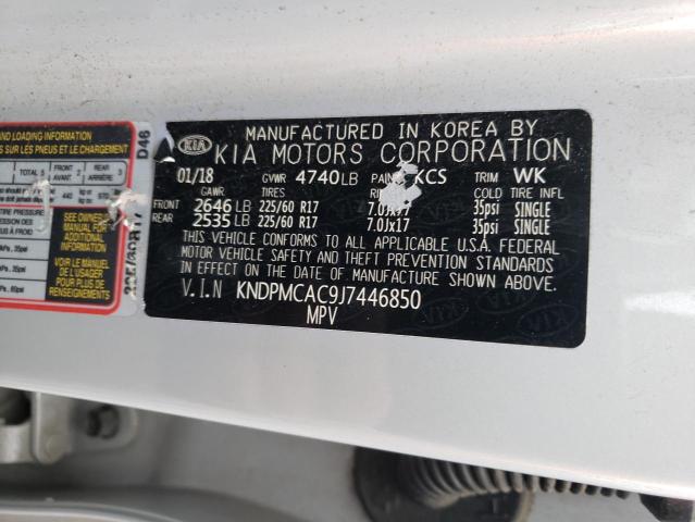 2018 KIA SPORTAGE L KNDPMCAC9J7446850