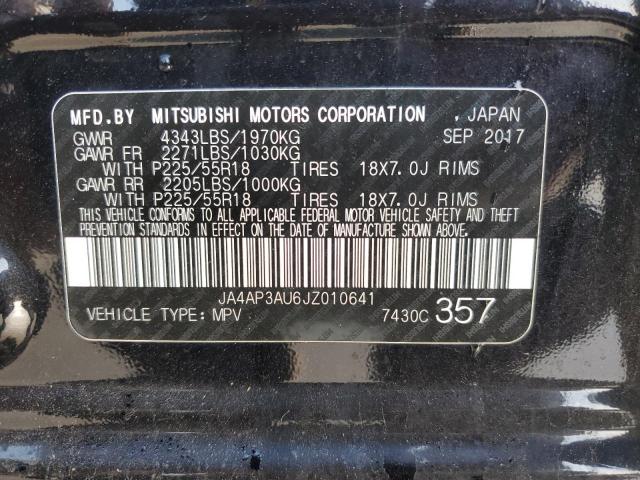 2018 MITSUBISHI OUTLANDER - JA4AP3AU6JZ010641