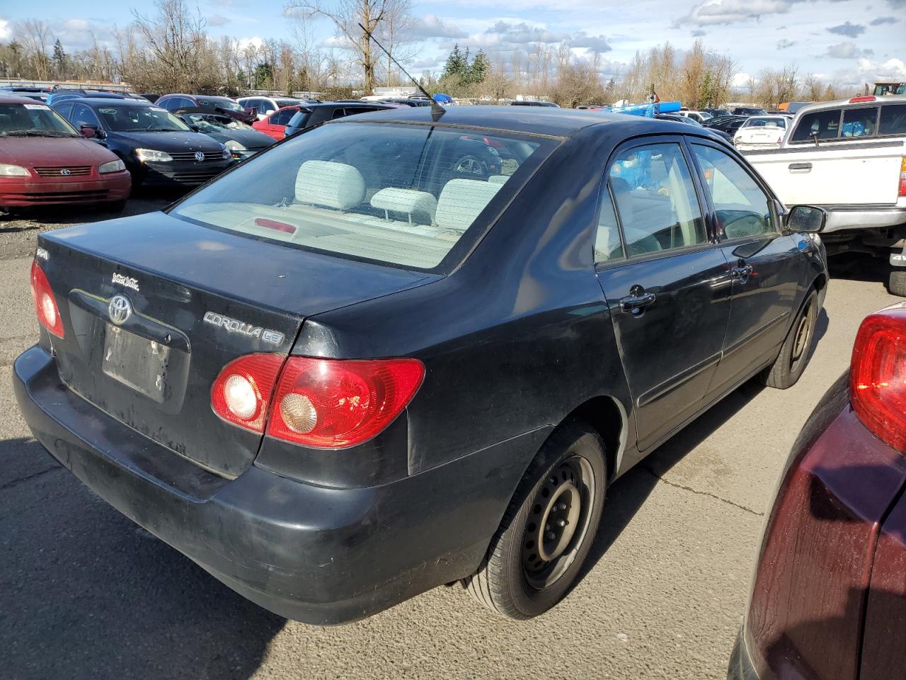 TOYOTA COROLLA CE 2008 black  gas 1NXBR32E18Z966138 photo #4