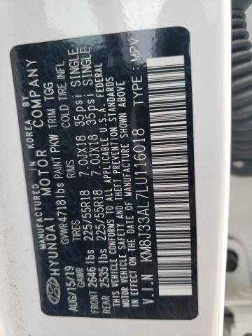 2020 HYUNDAI TUCSON LIM KM8J33AL7LU116018