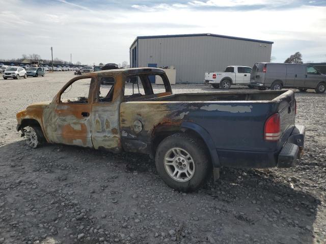 DODGE DAKOTA SLT 2002 blue club cab gas 1B7GL42X52S603363 photo #3