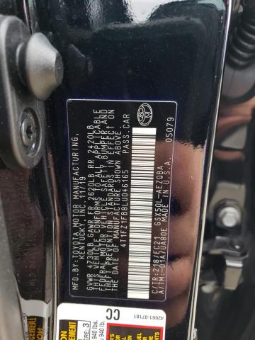 2020 TOYOTA AVALON XSE 4T1FZ1FB8LU046165
