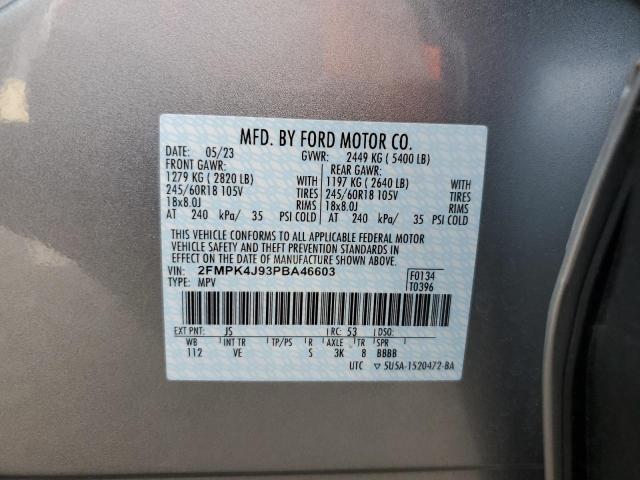 2023 FORD EDGE SEL 2FMPK4J93PBA46603