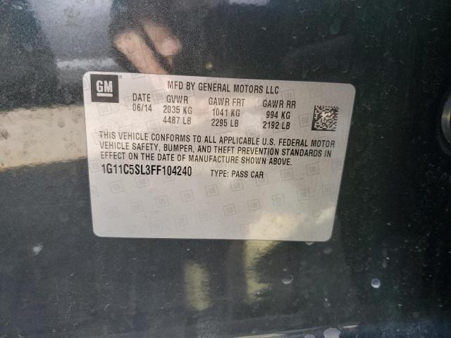 2015 CHEVROLET MALIBU 4D 1G11C5SL3FF104240