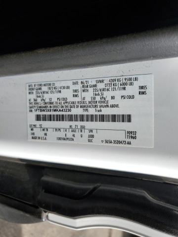 2021 FORD TRANSIT T- - 1FTBW3X81MKA43230