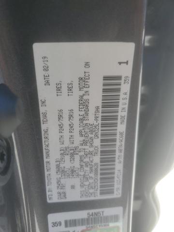 VIN 2C4RDGEG7KR680188 2019 Dodge Grand Caravan, GT no.12