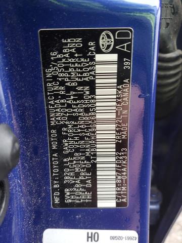 2016 TOYOTA COROLLA L 2T1BURHE9GC685083