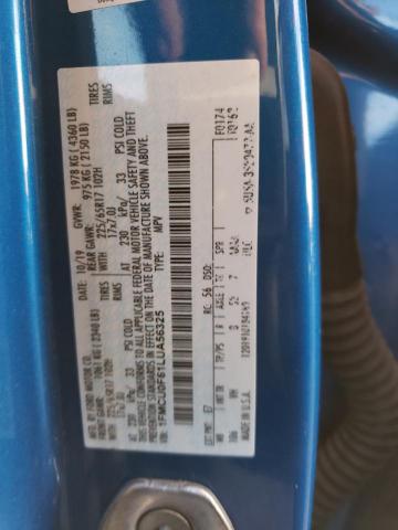 2020 FORD ESCAPE S 1FMCU0F61LUA56325