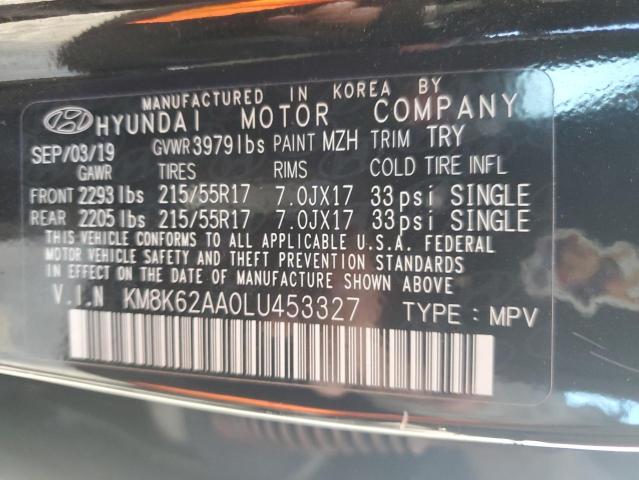 2020 HYUNDAI KONA SEL P - KM8K62AA0LU453327