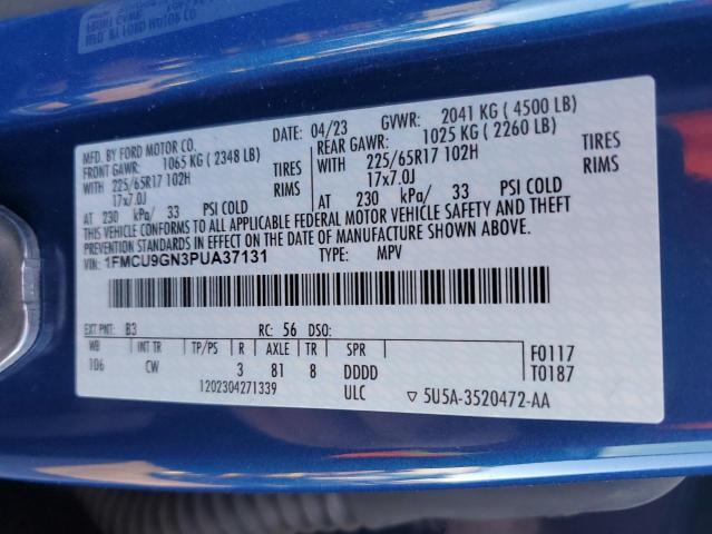 2023 FORD ESCAPE ACT - 1FMCU9GN3PUA37131