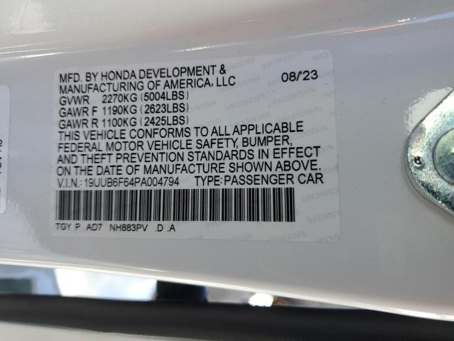 2023 ACURA TLX ADVANC 19UUB6F64PA004794