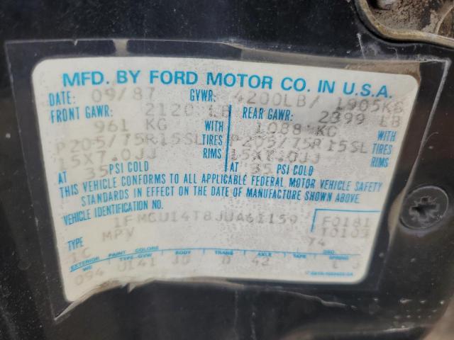 1988 Ford Bronco Ii VIN: 1FMCU14T8JUA61159 Lot: 41274464