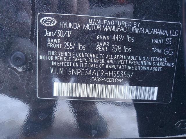 2017 HYUNDAI SONATA SPO - 5NPE34AF9HH553557