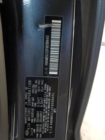 2015 Kia Sedona Lx VIN: KNDMB5C12F6038445 Lot: 42104324