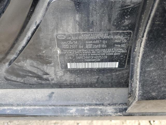 2015 HYUNDAI SONATA SE 5NPE24AF0FH025339