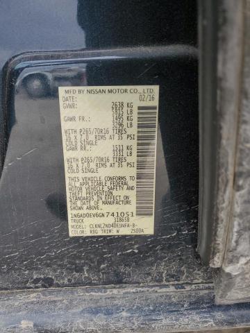 2016 NISSAN FRONTIER S 1N6AD0EV6GN741051