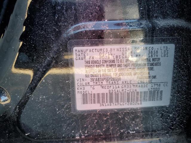 2016 NISSAN SENTRA S 3N1AB7AP6GY280268