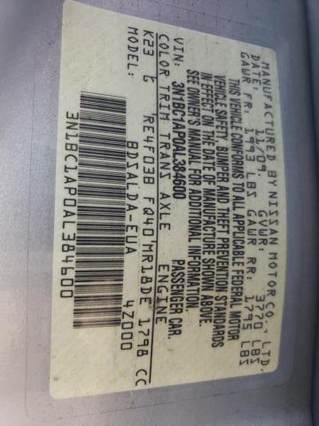 2010 NISSAN VERSA S - 3N1BC1AP0AL384600